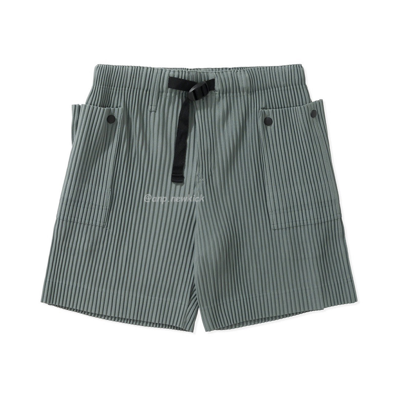 Homme Plissé Issey Miyake Flip Shorts Black Green (4) - newkick.app